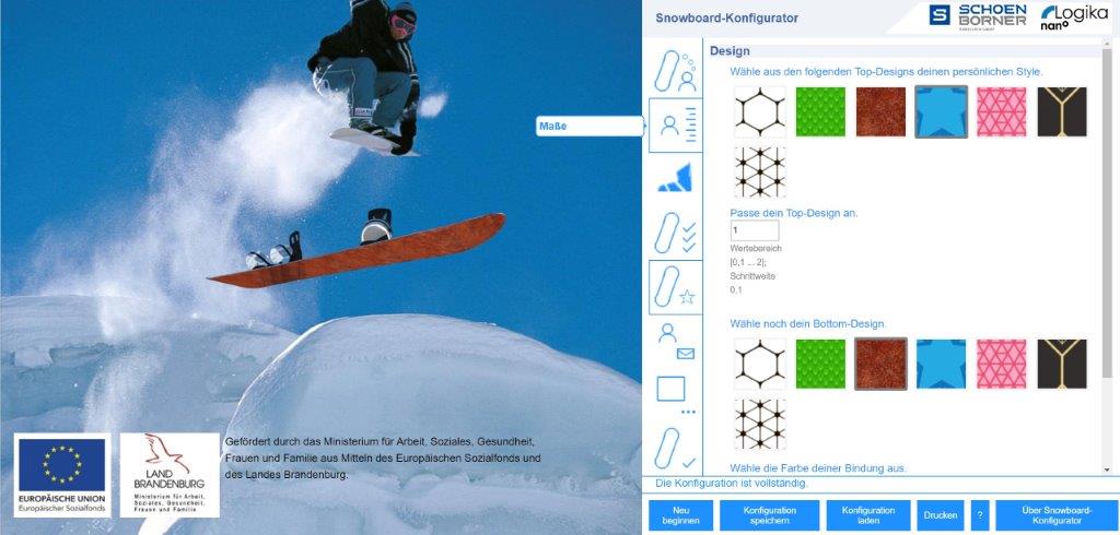 Snowboard-Konfigurator